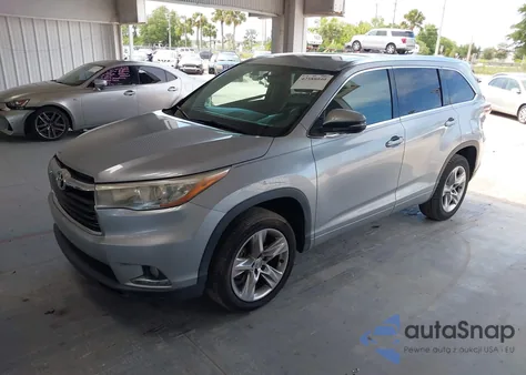 2015 Toyota Highlander Limited V6 from USA, damaged, VIN 5TDYKRFH4FS084294